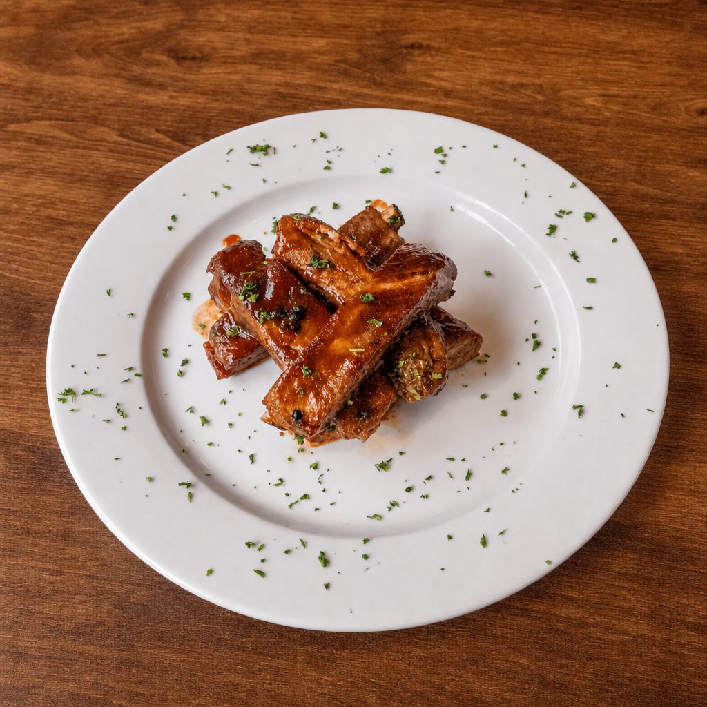 Crispy Fried Ribs.