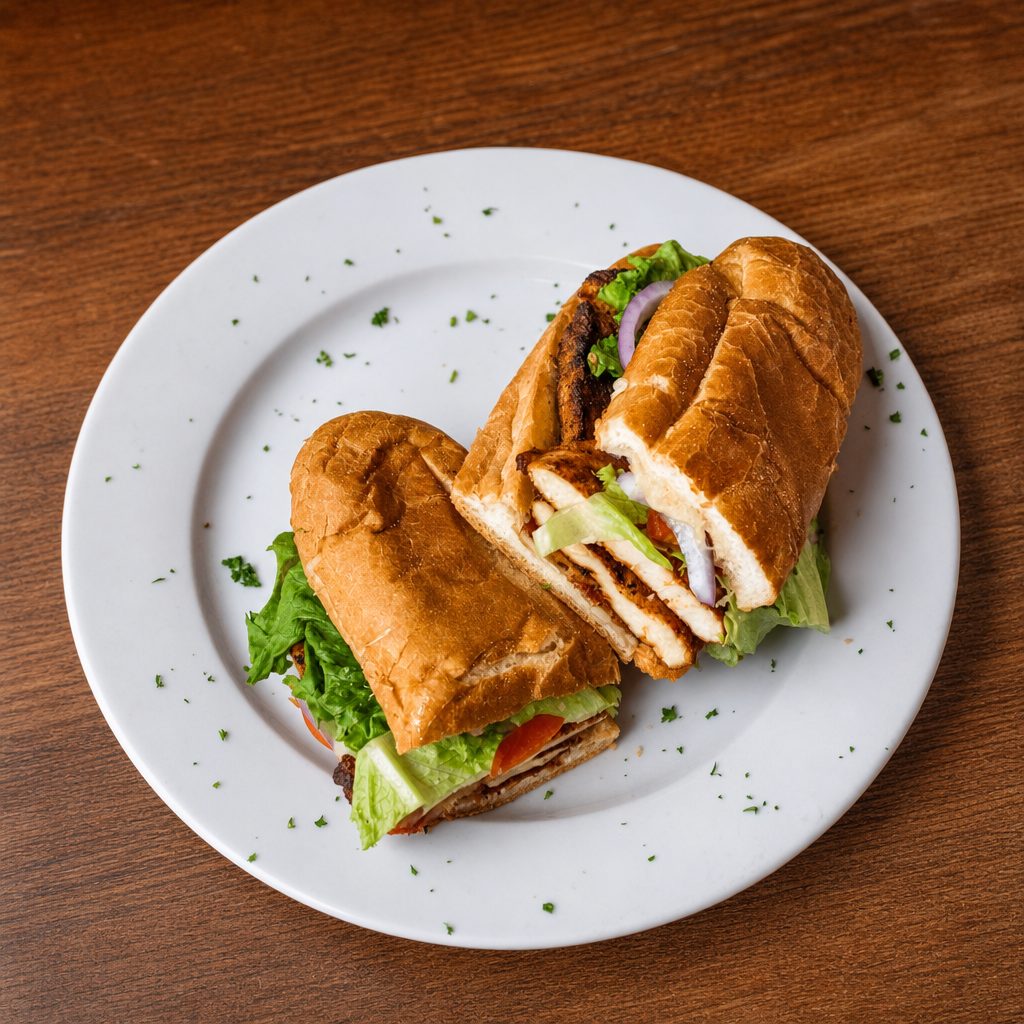 Blackened Chicken Sandwich.
