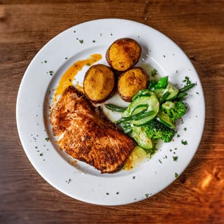 Baked Stuffed Salmon